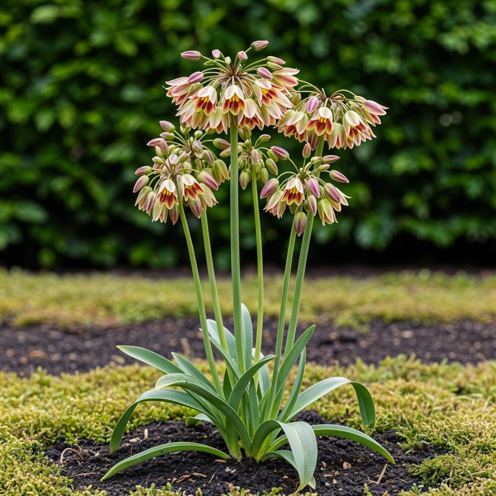 Original-Shopaufnahme: Exotenherz Blumenzwiebeln - Zierlauch Allium Siculum - weiss-rosa (30 Stück) Durchmesser 8-10cm