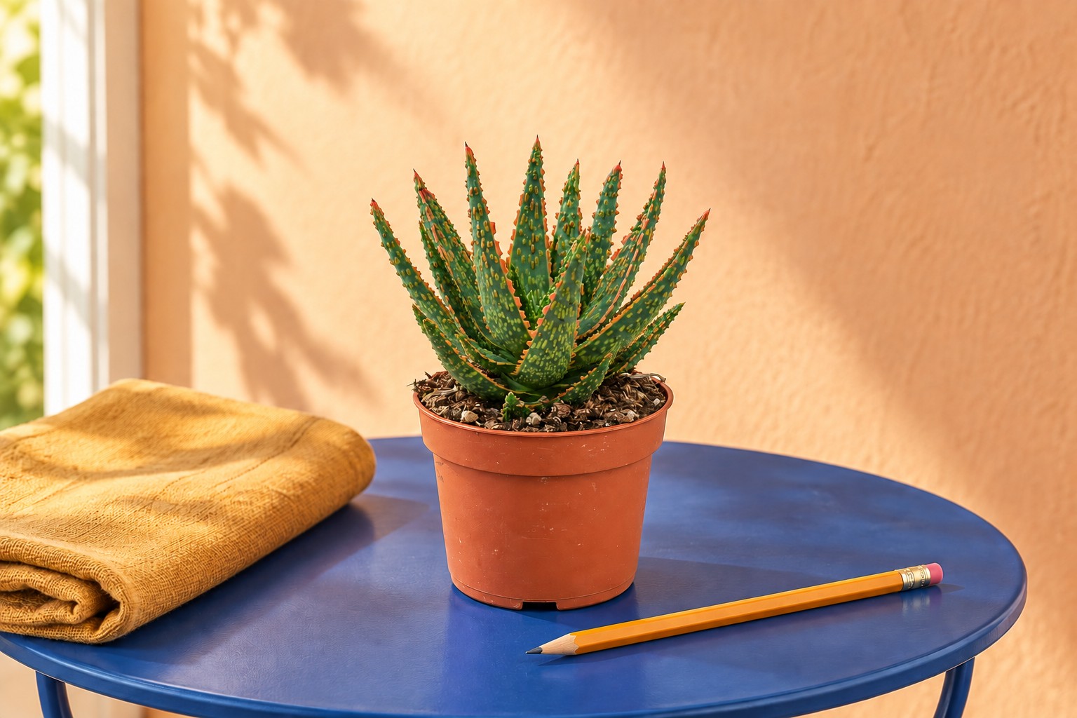 Aloe Danyz in einer KI-gestalteten Szene nach dem Original-Shopbild